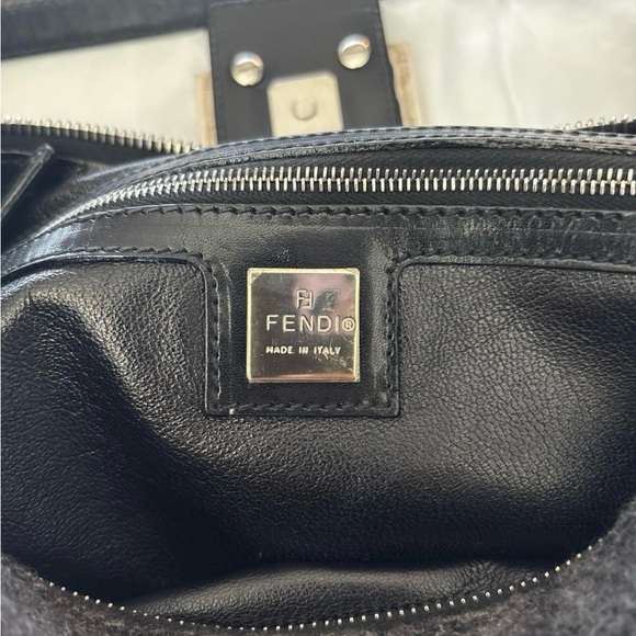 wool fendi croissant bag large size - Picture 6 of 9